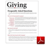 Giving FAQ