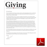 Giving Letter